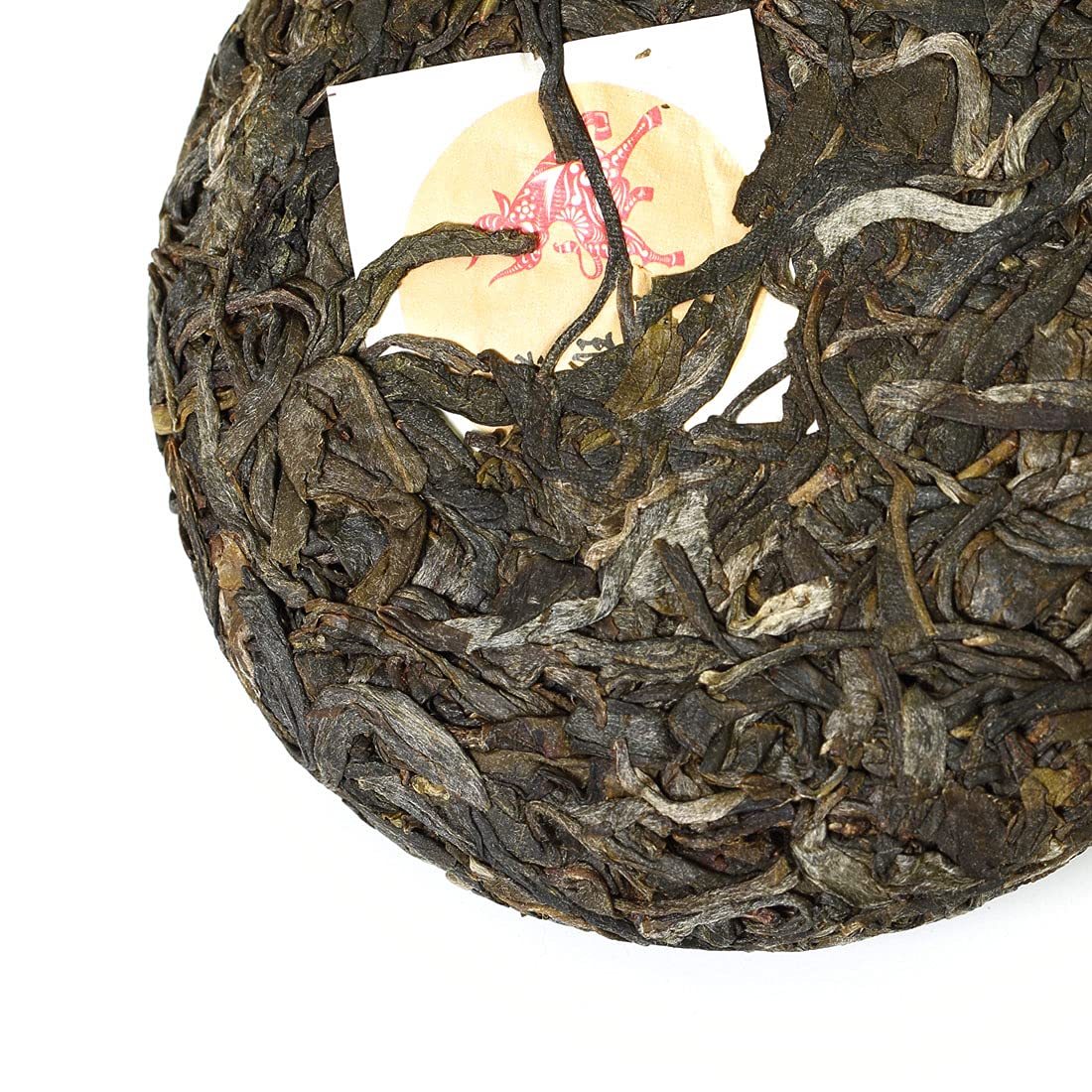 Puerh Tea Cake 5Pcs 100g / Total 17.6oz 2021 Year Raw Sheng Spring Laobanzhang High Mountain Ancient Tree - Chinese Yunnan Puer Pu'er Pu-erh Tea