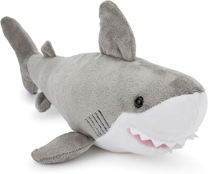 Zappi Co Plush Children's Stuffed Soft Cuddly Plush Toy-Part of Safari Animals Collection, Perfect for Kids 31cm Length Shark