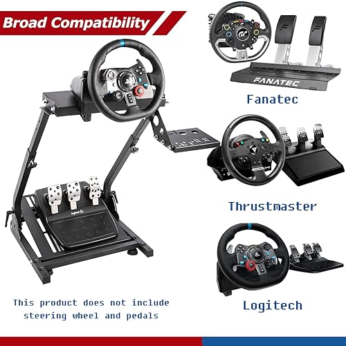 Miniatura 3 de Minneer G25G27G29G920 Racing Steering Wheel Stand, Applicable to T248PST248XBox Simulator Cockpit Adjustable Height Foldable Wheel Pedals NOT