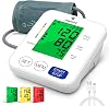 Blood Pressure Monitor PANACARE Automatic Upper Arm Machine Accurate Adjustable Digital BP Cuff Kit 3.4'' Tri-Color Backlit Display Audio Reading Heart Rate Indicator 8.7-16.5'' Blood Pressure Cuff