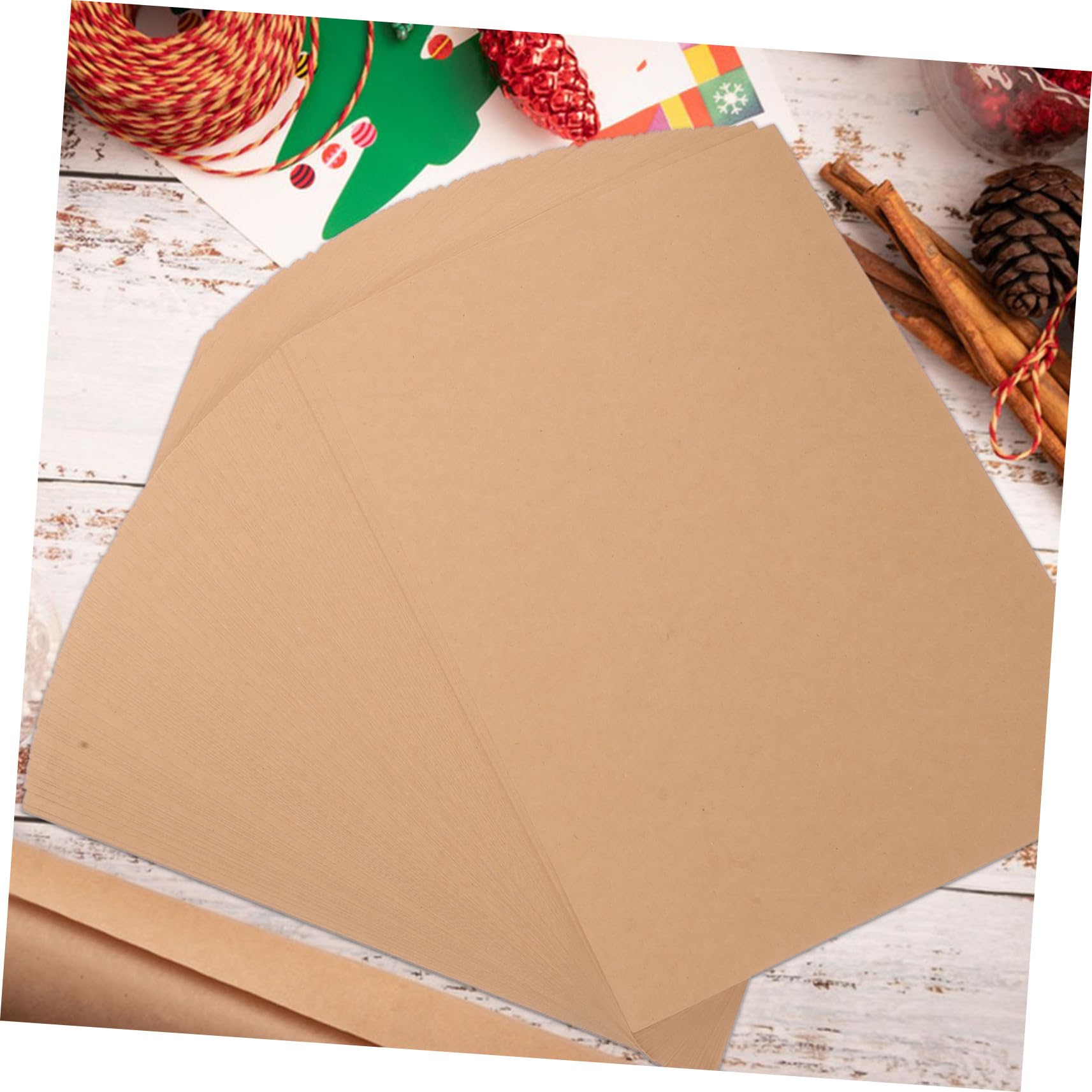 Brauner Karton 100 Blatt 180g/m² Blanko Kartenpapier