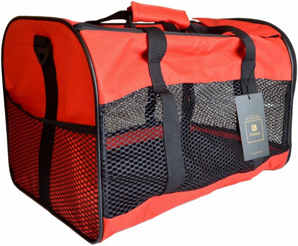 Kenox Soft-Sided Pet Travel Carrier for Dogs, Cats Large Size 17"