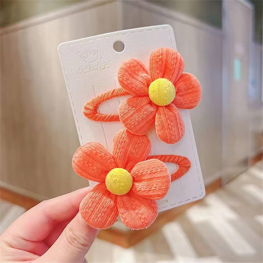 カラフル 重ね花 ベビーヘアクリップ ヘアピン ヘアゴム 花 フラワー パステル カラフル 重ね花 ベビーヘアクリップ ヘアピン ヘアゴム 花