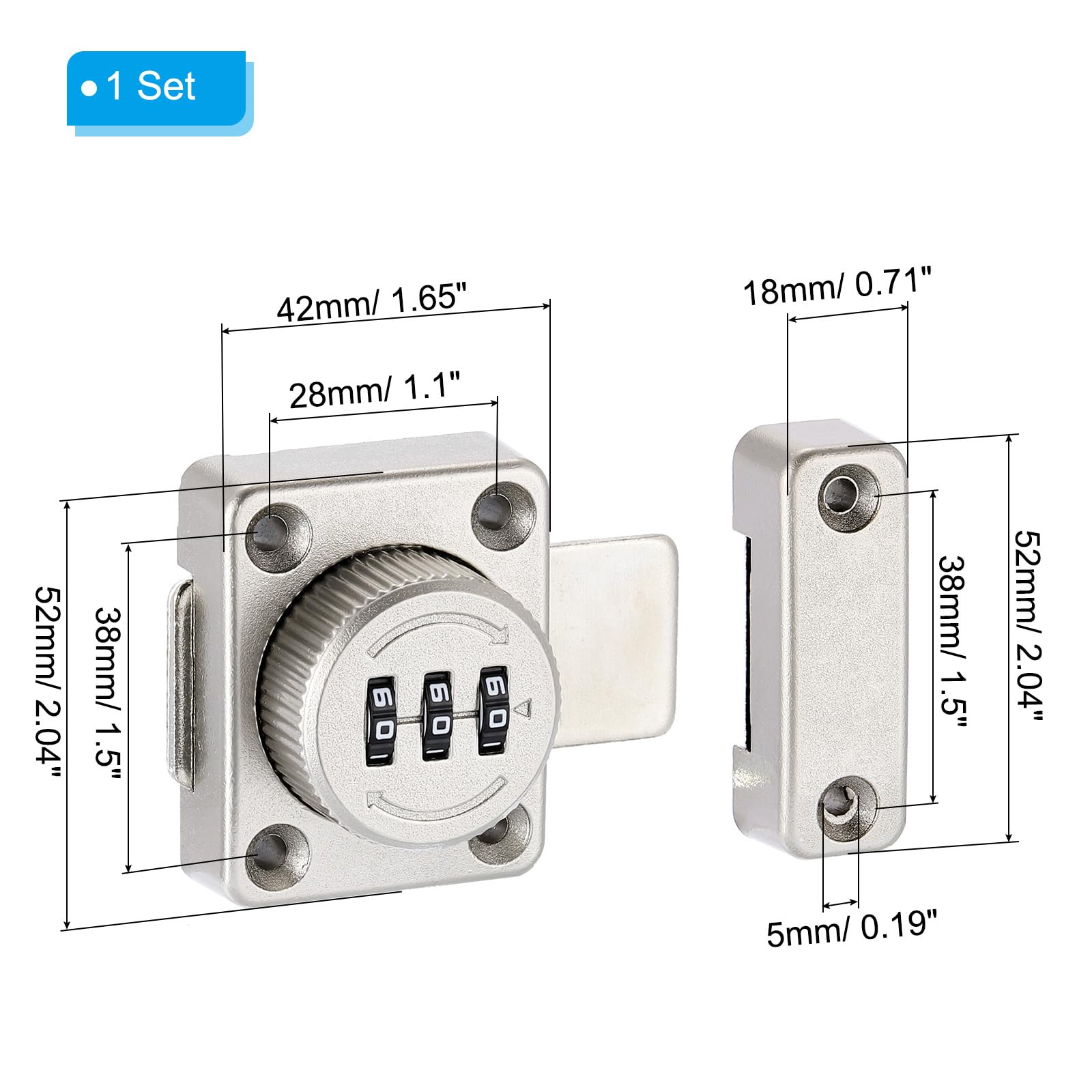 PATIKIL Cabinet Password Latch - Image 2