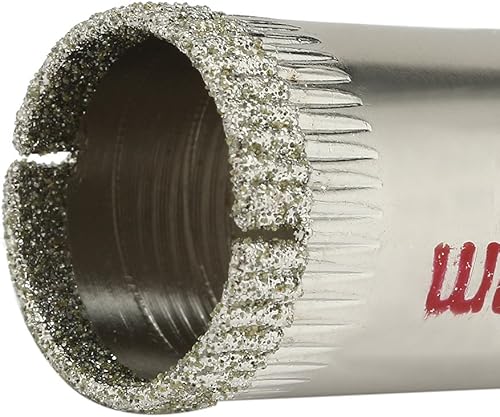 Miniatura 5 de uxcell 5 unids 0.669 in diamante recubierto agujero sierra brocas para vidrio cerámica azulejos mármol roca porcelana botellas ollas ladrillo