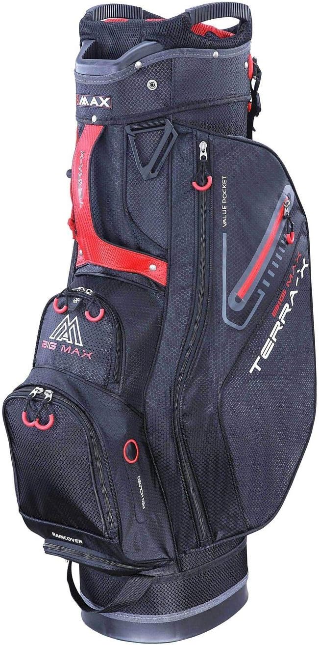 Big Max Terra X Cart Bag Black / Red, Cart Bags Amazon Canada