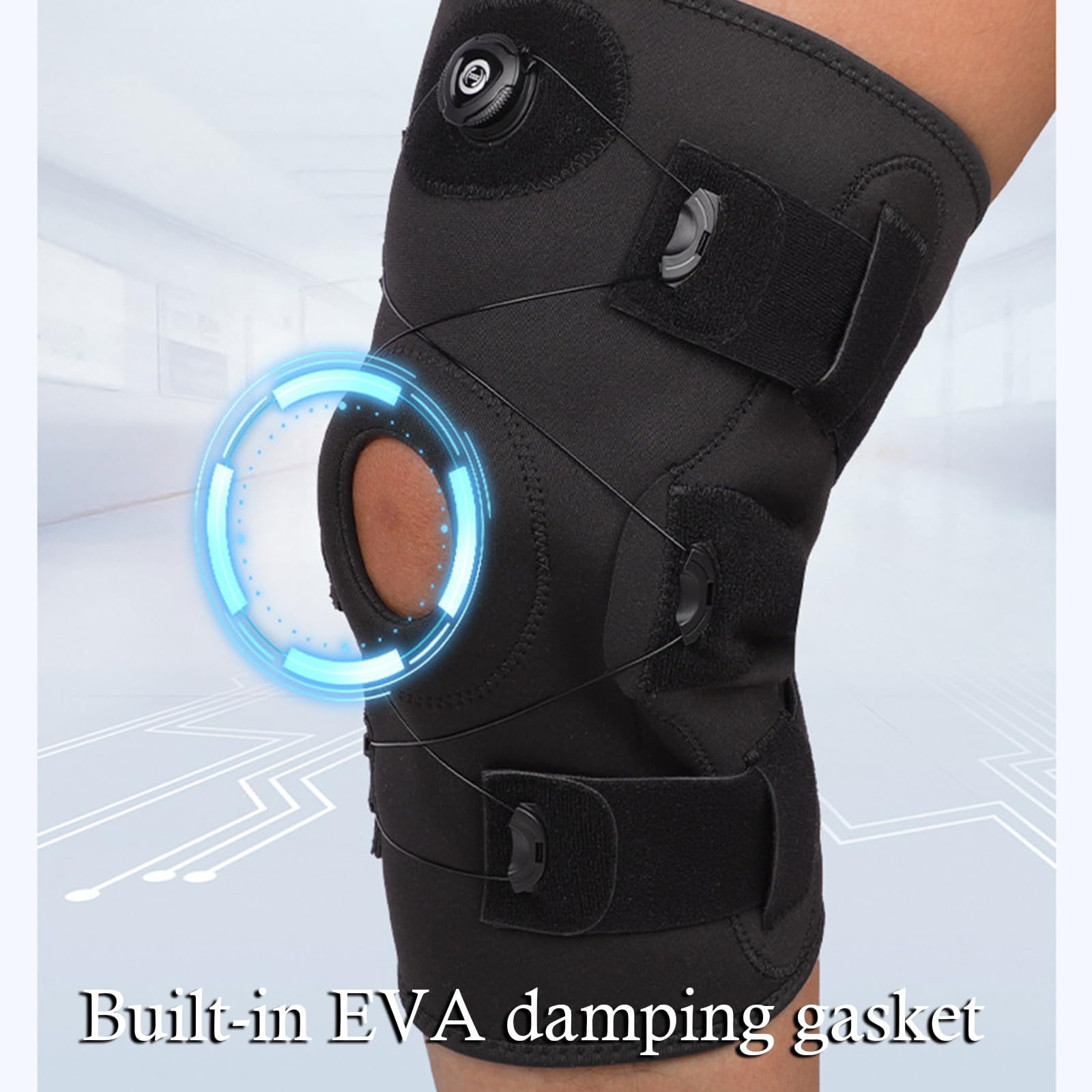 Gewichts Neopren Kniebandage, verstellbare Kompressionsunterstützung für Starke Stöße, Sport und tägliche Aktivitäten, atmungsaktiver Sport Knieschutz