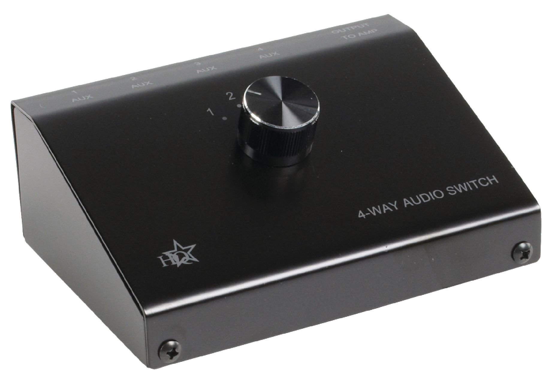 HQ ASWITCH-4 - Switch Audio Stereo, Nero