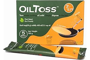 OilToss Waste Cooking Oil Solidifier: Kitchen Waste Oil Disposal