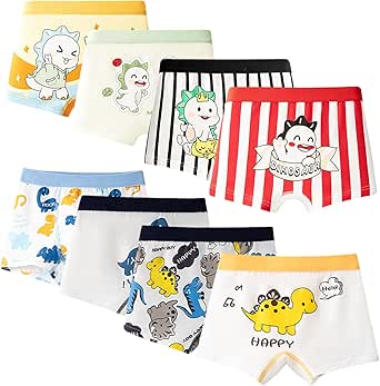 6 Boy's Briefs in a Pack Underwear Cotton Blend White W