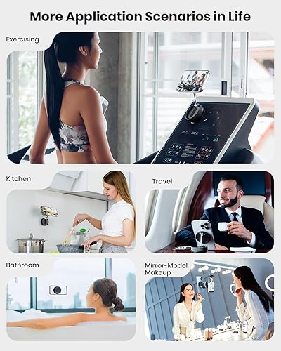 Vista 7 de 2026 Upgraded 360° Vacuum Magnetic Car Phone Holder for Magsafe [96+LBS Strongest Suction & 2800gf Strongest Magnetic], Adjustable Car Phone Mount