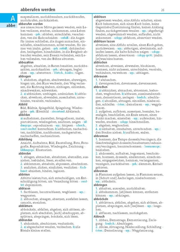 Duden - Das Synonymwörterbuch: 300000 sinnverwandte Wörter, 8. Auflage