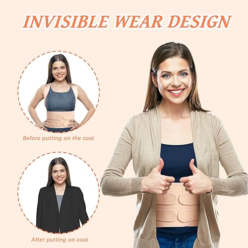 Miniatura 7 de TEE TEA Corrector de postura para mujeres y hombres - Soporte de espalda ajustable para alivio muscular del cuello, hombros y columna vertebral -