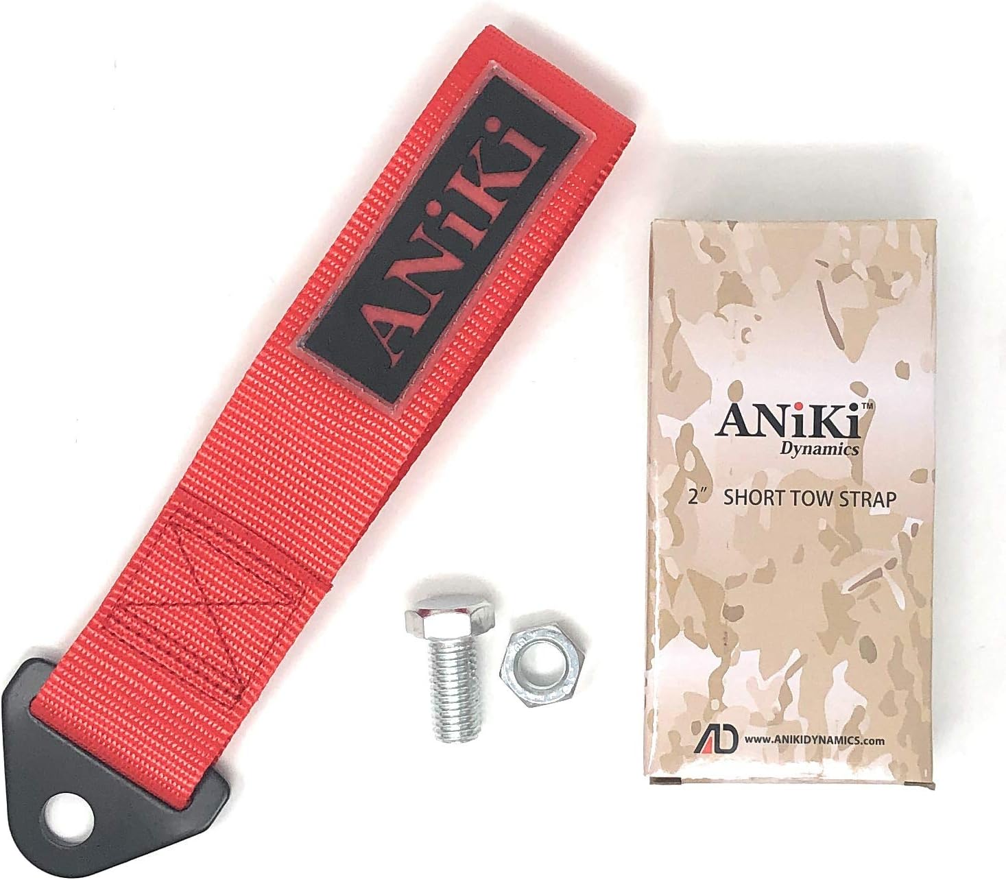 ANiKi High Strength Racing Tow Strap (Red)