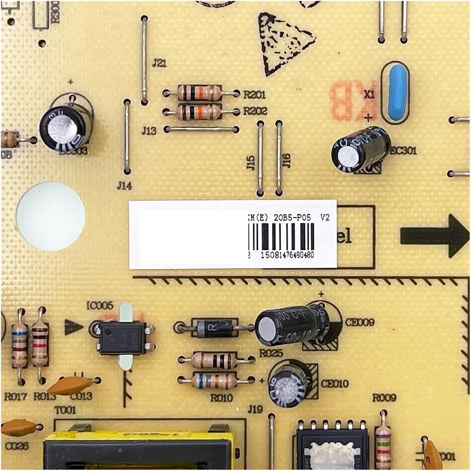 Refrigerator Control Board Parts, Compatible for Midea, 5023010100BR BCD-536WKM(E) CE-BCD530WE-S Circuit PCB Freezer Motherboard Accessories