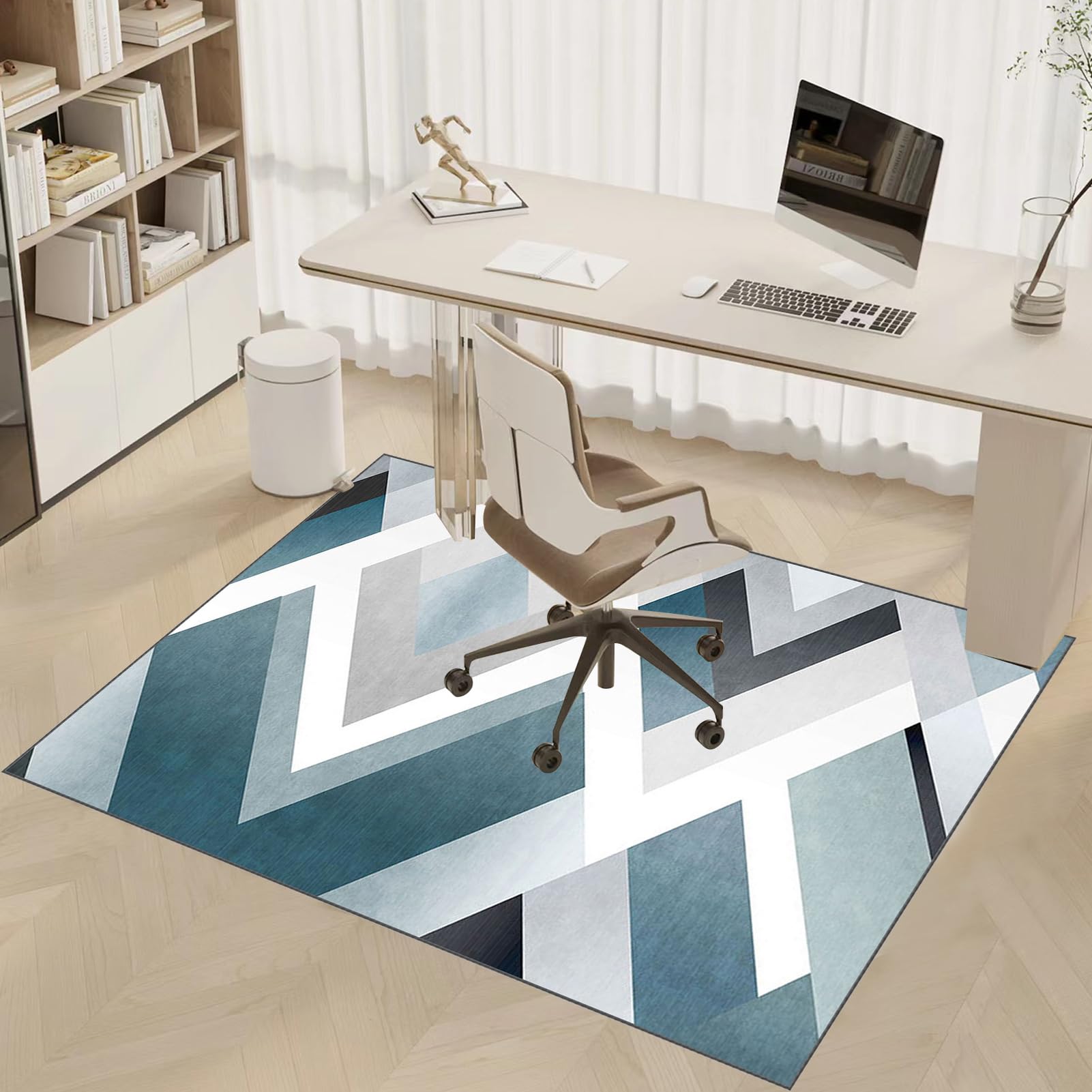 Alfombra Silla Ruedas Gaming Oficina, Alfombra Silla Escritorio, Gaming Protector de Suelo, Oficina Escritorio Gamer Alfombrilla, Alfombras para Sillas, Alfombra Suelo Gaming 80 x 120 cm