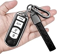 Vista 8 de Sindeda - Funda para llavero Mazda con llavero blando de protección completa Compatible con Mazda 3 6 8 Miata MX-5 CX-5 CX-9 (Azul)