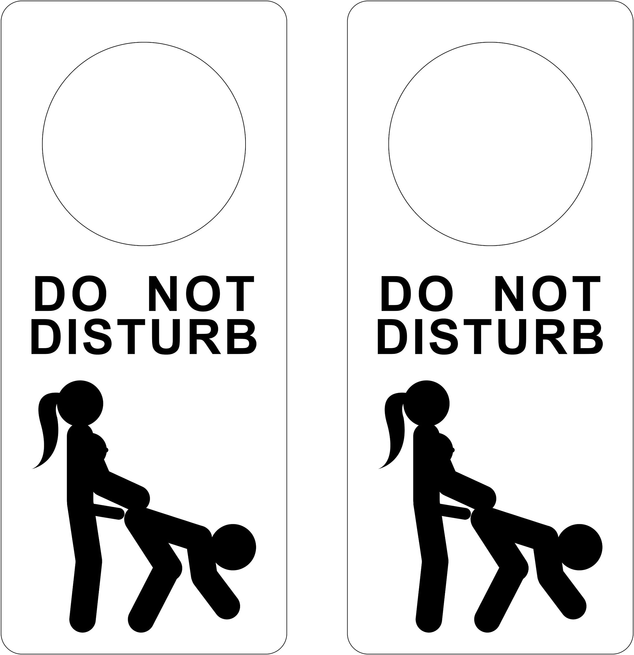 Funny Femdom Dominatrix Strapon Pegging Do Not Disturb Door Sign