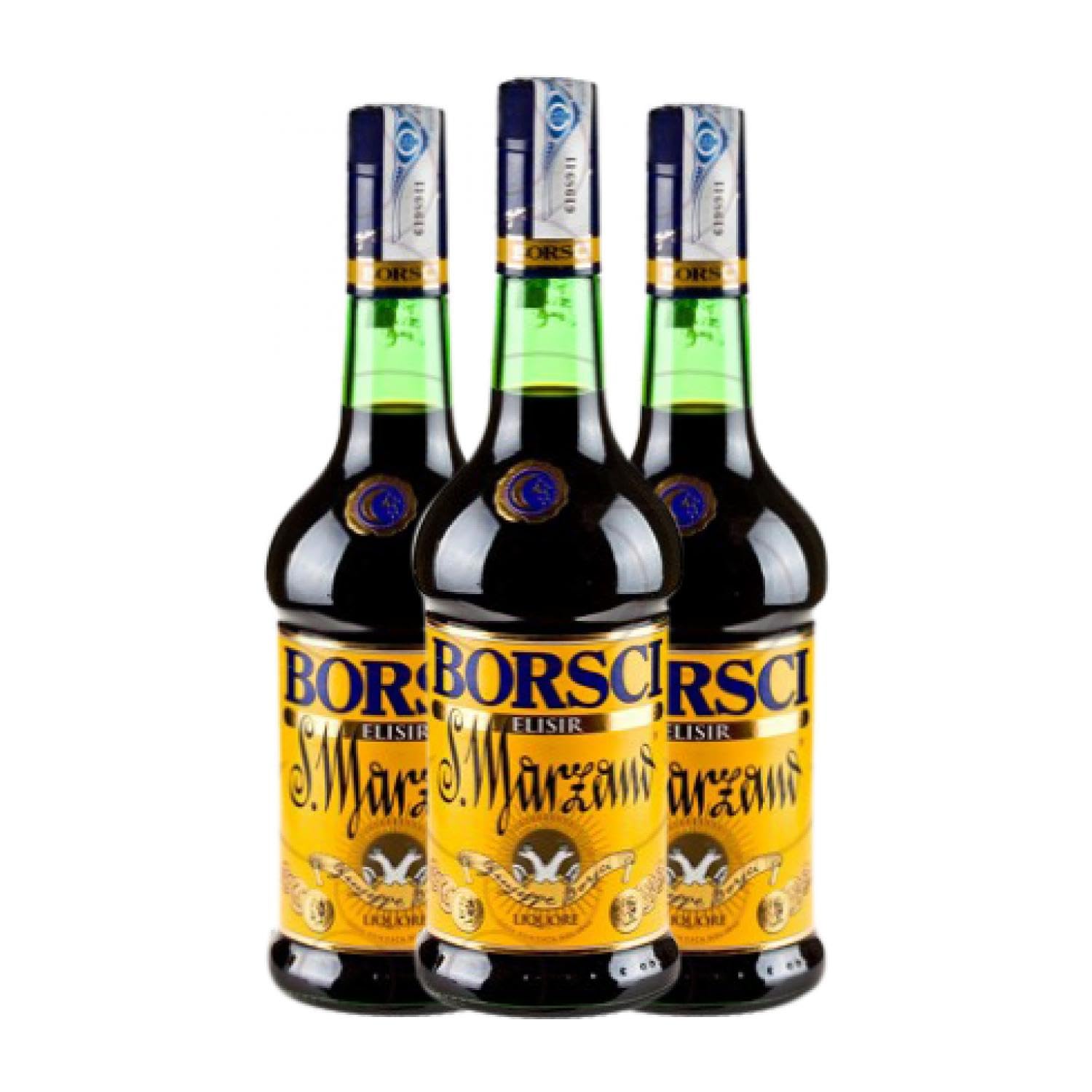 Licores San Marzano Borsci Elisir 70 cl (Caja de 3 Botellas de 70 cl)