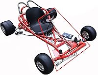 Vista 9 de Soporte de engranaje de dirección delantera de 25.197 in, conjunto de barra de acoplamiento y rueda de dirección delantera, barra de acoplamiento