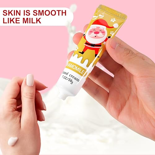 Miniatura 5 de Swiffen Juego de 80 piezas de crema de manos de Navidad para manos secas y agrietadas, fragancia de plantas naturales, loción de manos de karité,
