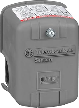 Telemecanique Sensors FSG2J24CP 40-60 PSI Pumptrol Water Pressure Switch, Grey Cover