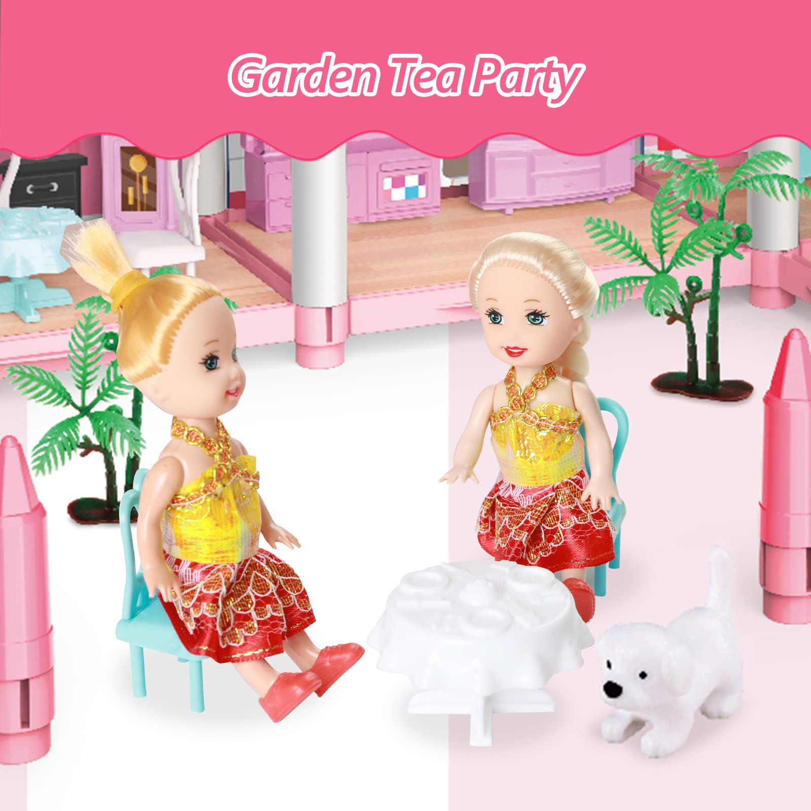 Amazon | ビッグドールハウス プレイハウス 女の子のおもちゃ 6 Amazon | ビッグドールハウス プレイハウス 女の子のおもちゃ 6