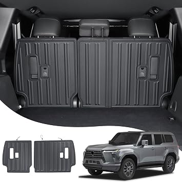 2 PCs Seat Back Protective Pad for for 2024 2025 2026-Present Lexus GX550 GX 550h Rear Chair Anti-Kick Scratch Panel Interior Modification Lexus gx 550 Accessories 5/7 Seats