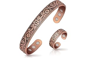 Lymphatic Drainage Ring & Magnetic Bracelet for Women