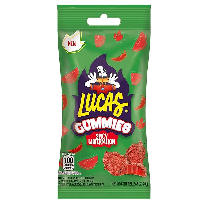 Lucas Spicy Gummies Watermelon Flavored 12 Pack 29.6 oz miniatura 4