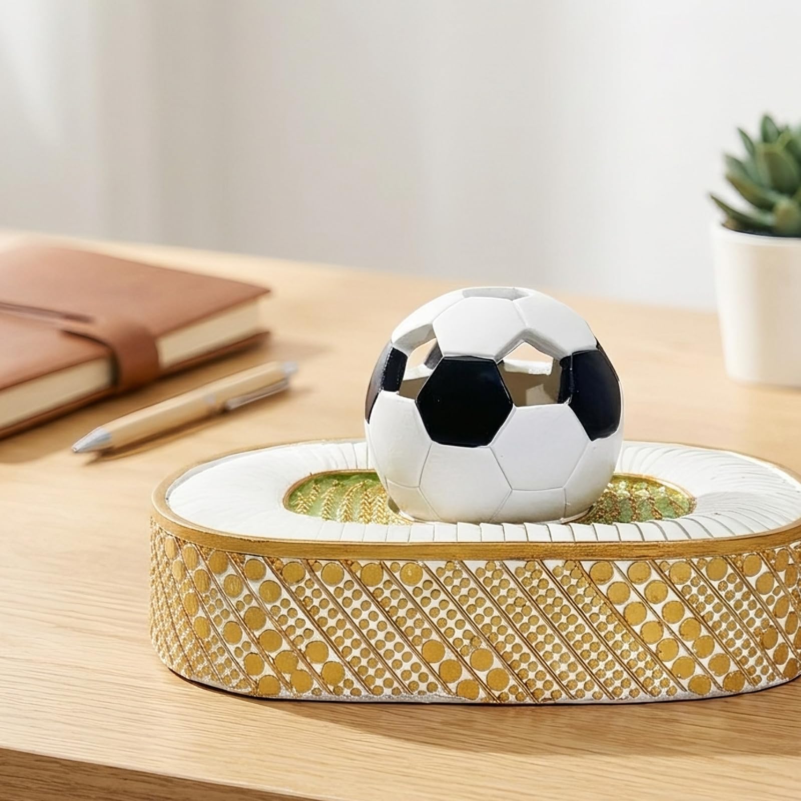 Porte-Encens en Résine Sculptural | Décoratif, Brûle-Parfum, Encensoir, pr Bureau, Ovale