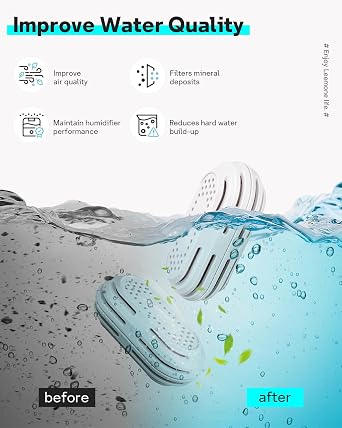 Leemone Demineralization Filter for LEVOIT Top Fill Humidifiers, 4 Pack