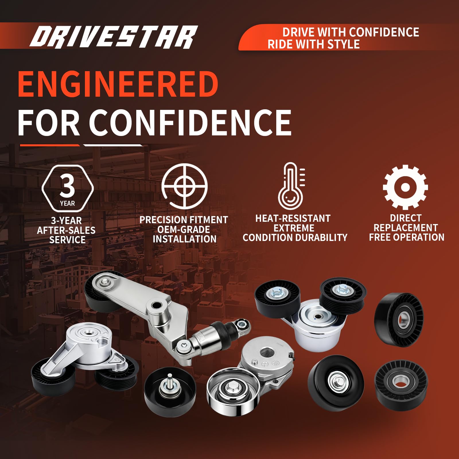 ストリート& パフォーマンス製　シボレー　アイドラープーリー Amazon | DRIVESTAR 12610680 アイドラープーリー シボレー トラバース