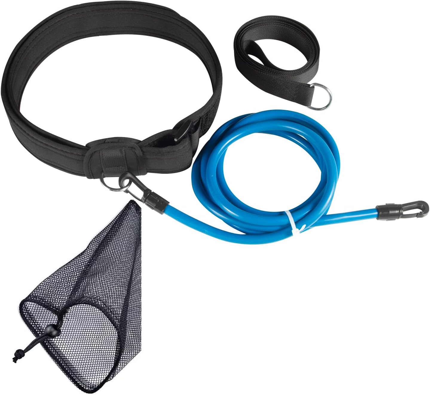 WONEWTH Swim Tether Resistance Belt Stationary Swimming