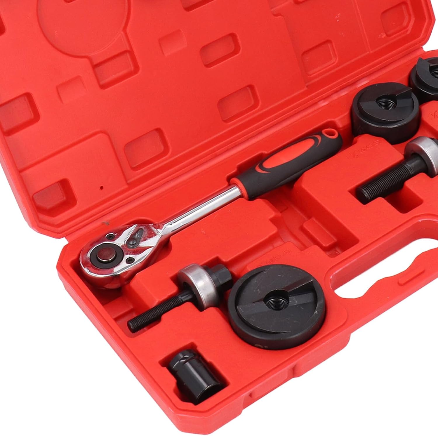 LiebeWH Manual Driver Kit Metal Ratchet Knockout Hole Punch Driver Kit Ratchet Hole Cutter Tool