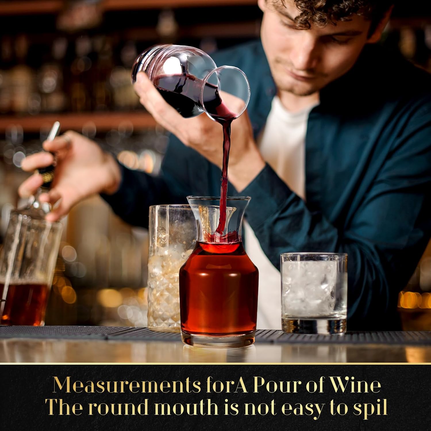 24 Pack Single Serving Wine Carafe Glass Small Mini Carafe Individual Wine Refill Decanter for Dinner Parties Tastings Bars Restaurants (6.5 oz) - Image 5