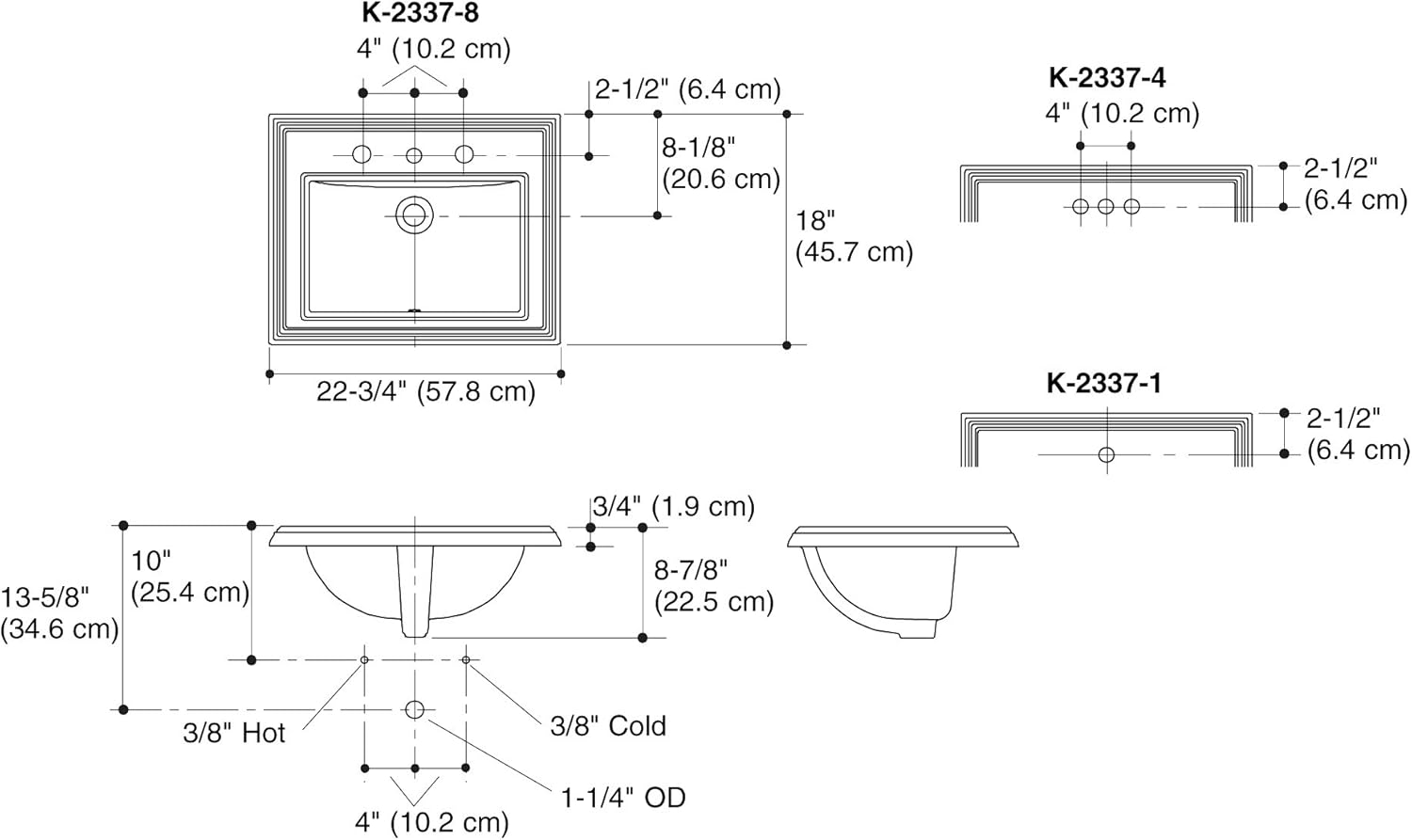 50% оƒƒ Dіѕсоunt KOHLER K-2337-4-0 Memoirs Self-Rimming Bathroom Sink Sink with Stately Design, White - 22-3/4 x 18 Bеѕt Dеаl Chеар 🛒 KOHLER K-2337-4-0 Memoirs Self-Rimming Bathroom Sink Sink with Stately Design, White - 22-3/4 x 18
