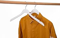 Vista 8 de Percha de ropa de madera ultra fina de lujo que ahorra 20 grados, gancho giratorio de 360 grados, ideal para camisas, blusas, pantalones, vestidos