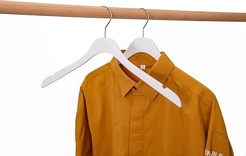 Miniatura 8 de Percha de ropa de madera ultra fina de lujo que ahorra 20 grados, gancho giratorio de 360 grados, ideal para camisas, blusas, pantalones, vestidos,