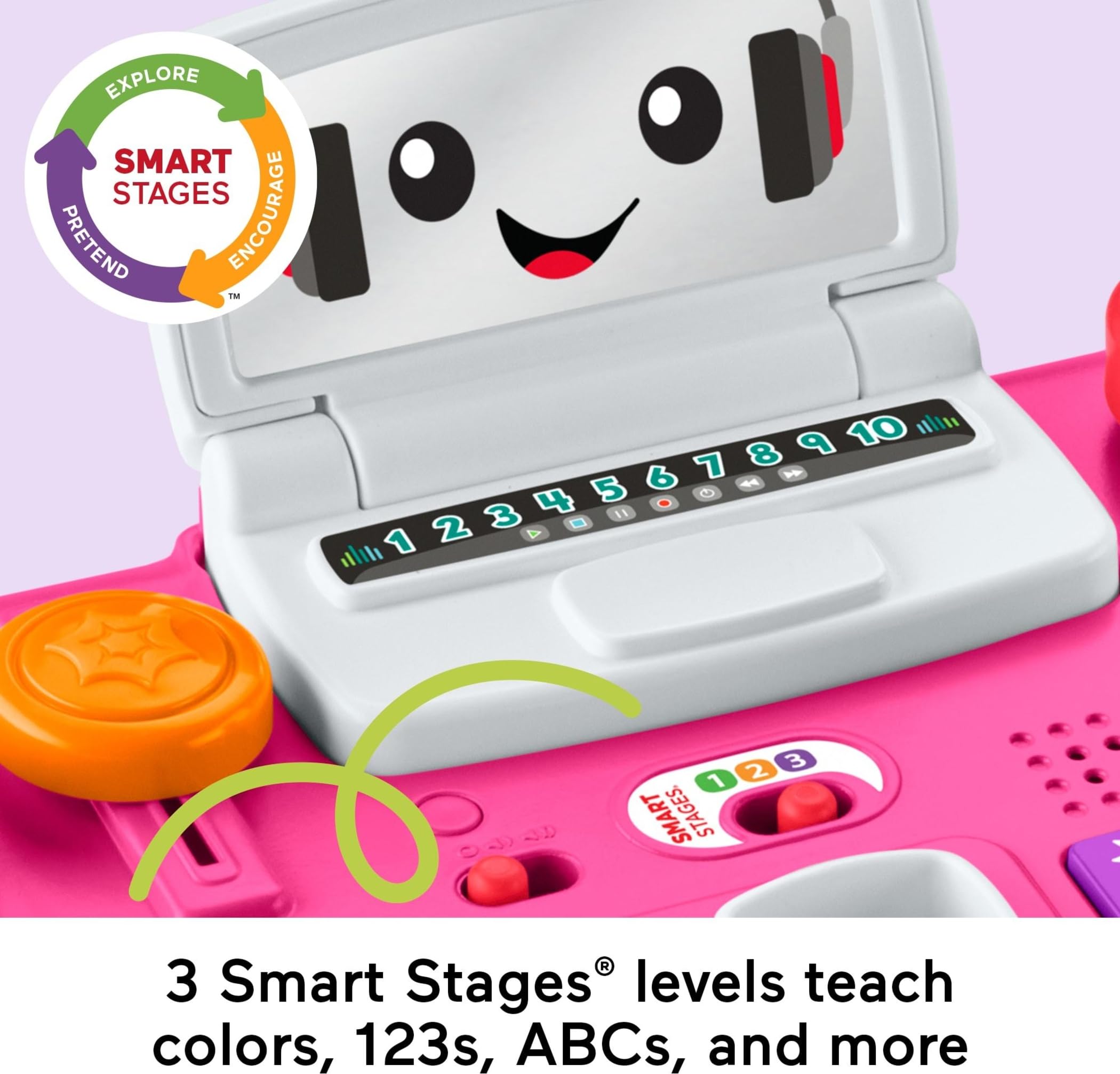 Amazon.co.jp: Fisher-Price ベビー&幼児用おもちゃ 笑い&学ぶ DJ