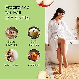 Good Essential Professional Apple Fragrance Oil (30ml/1 fl oz) for Candles, Soaps, Perfume, Lotions, Diffuser & Aromatherapy