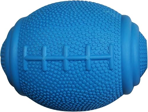 Tricky Treat Rugby Ball - Dispensador de golosinas para perros, impresionante alivio de ansiedad y aburrimiento, diversión y juguete básico de