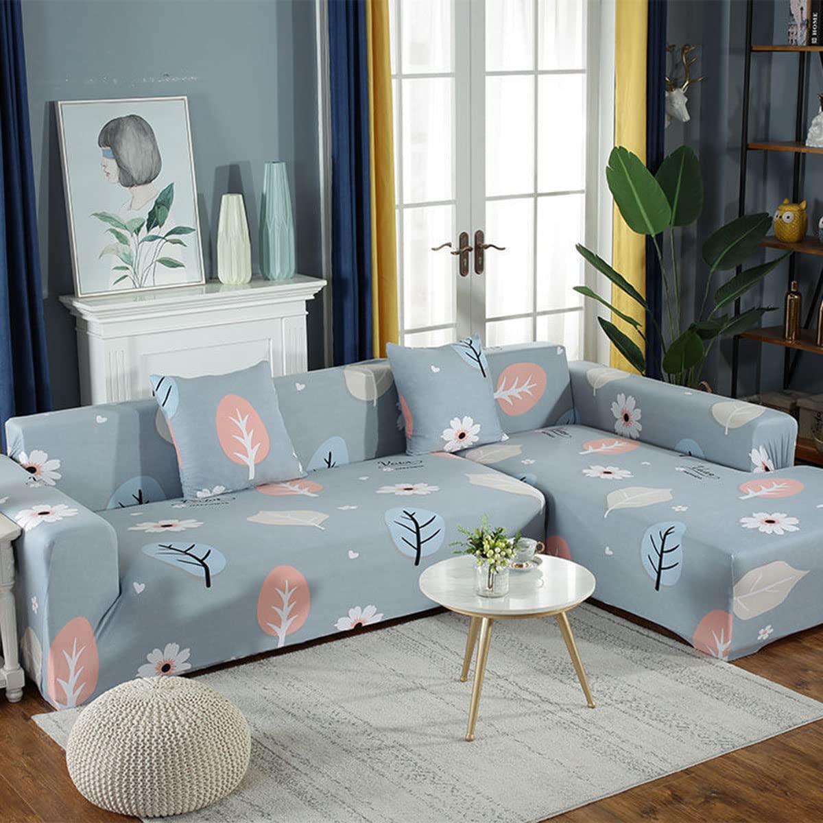 Amazon.com: BTZHY Sofa Cover,Stretch 2 Pieces L Shape Sofa