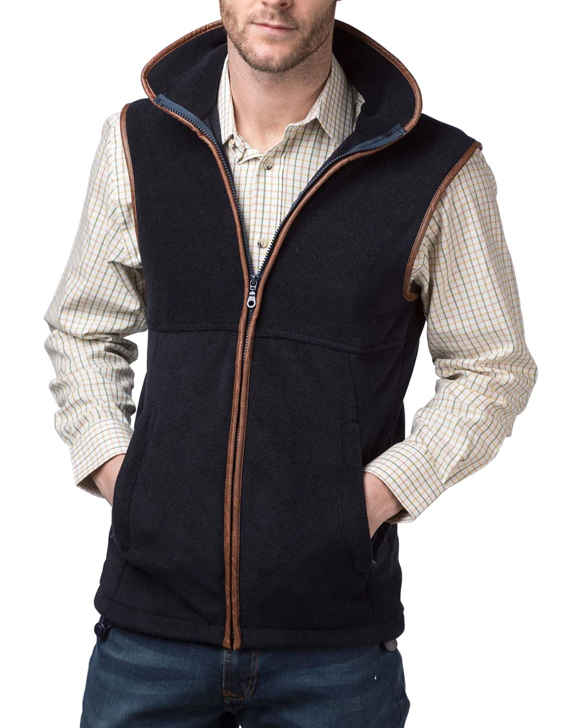 Rydale Navy Harpham Fleece Waistcoat