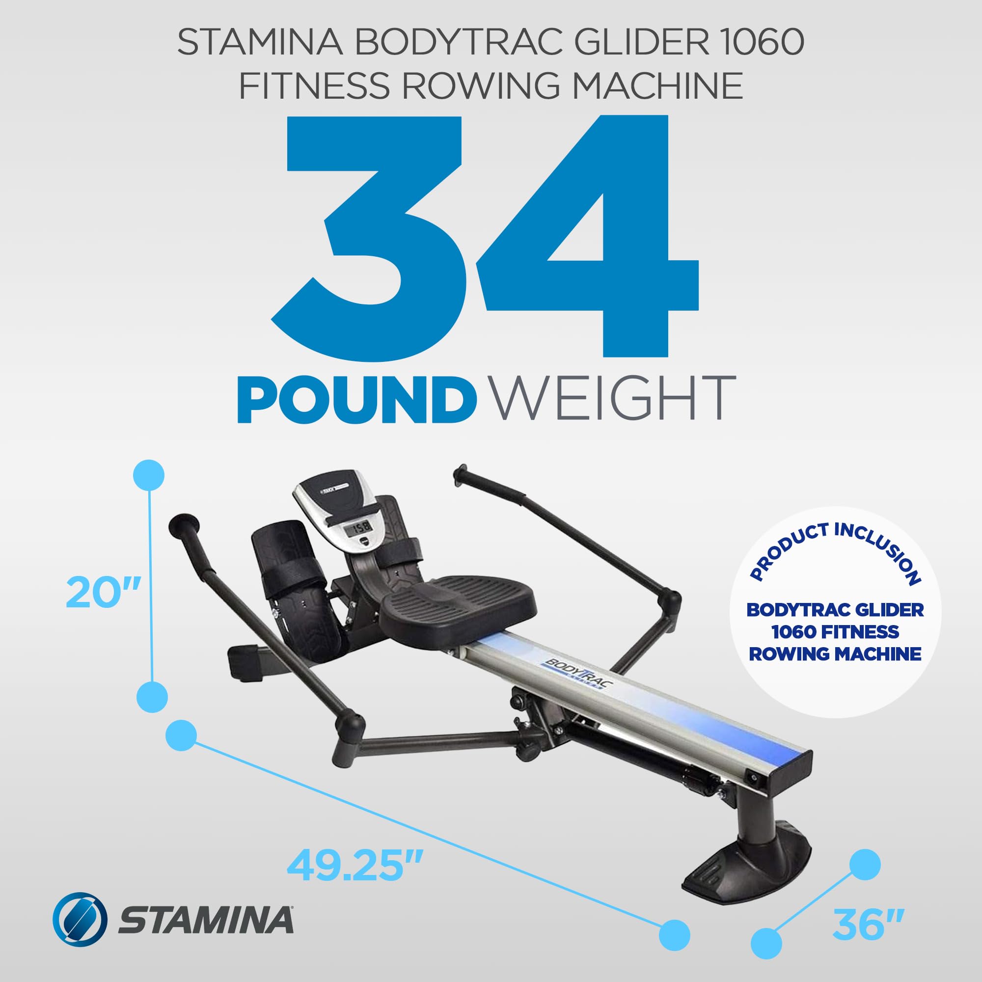 Amazon | Stamina BodyTrac グライダーエクササイズローイングマシン 