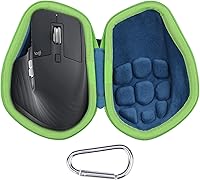 Vista 9 de co2CREA Carcasa rígida de repuesto para mouse inalámbrico Logitech MX Master 4 / MX Master 3 / Master 3S Advanced (funda gris media)