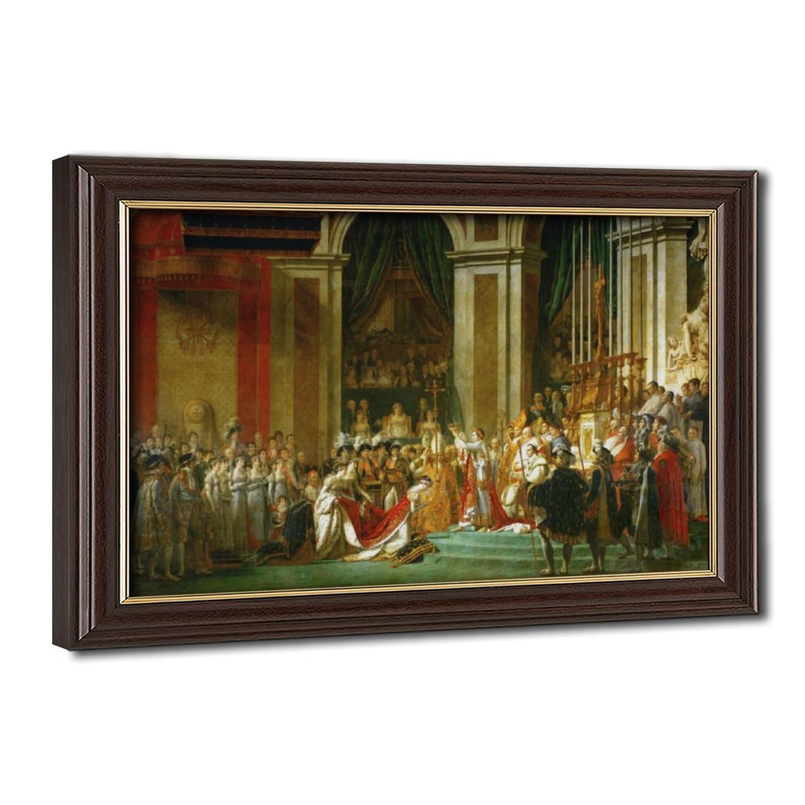 WCYB Jacques Louis David The Consecration of The Emperor Napoleon And The Coronation of The Empress Josephine Prints Posters Canvas Deco Paintings Wall Art