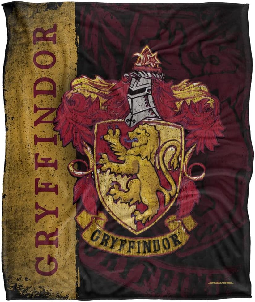 Harry Potter Blanket, 50"x60" Harry Potter House Crest Gryffindor Silky Touch Super Soft Throw Blanket - Image 2