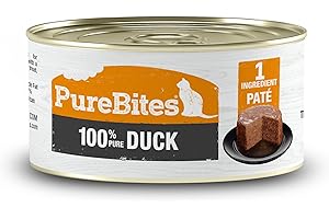 PureBites 100% Pure Duck Pate Cat Treat | 2.5oz can | only...