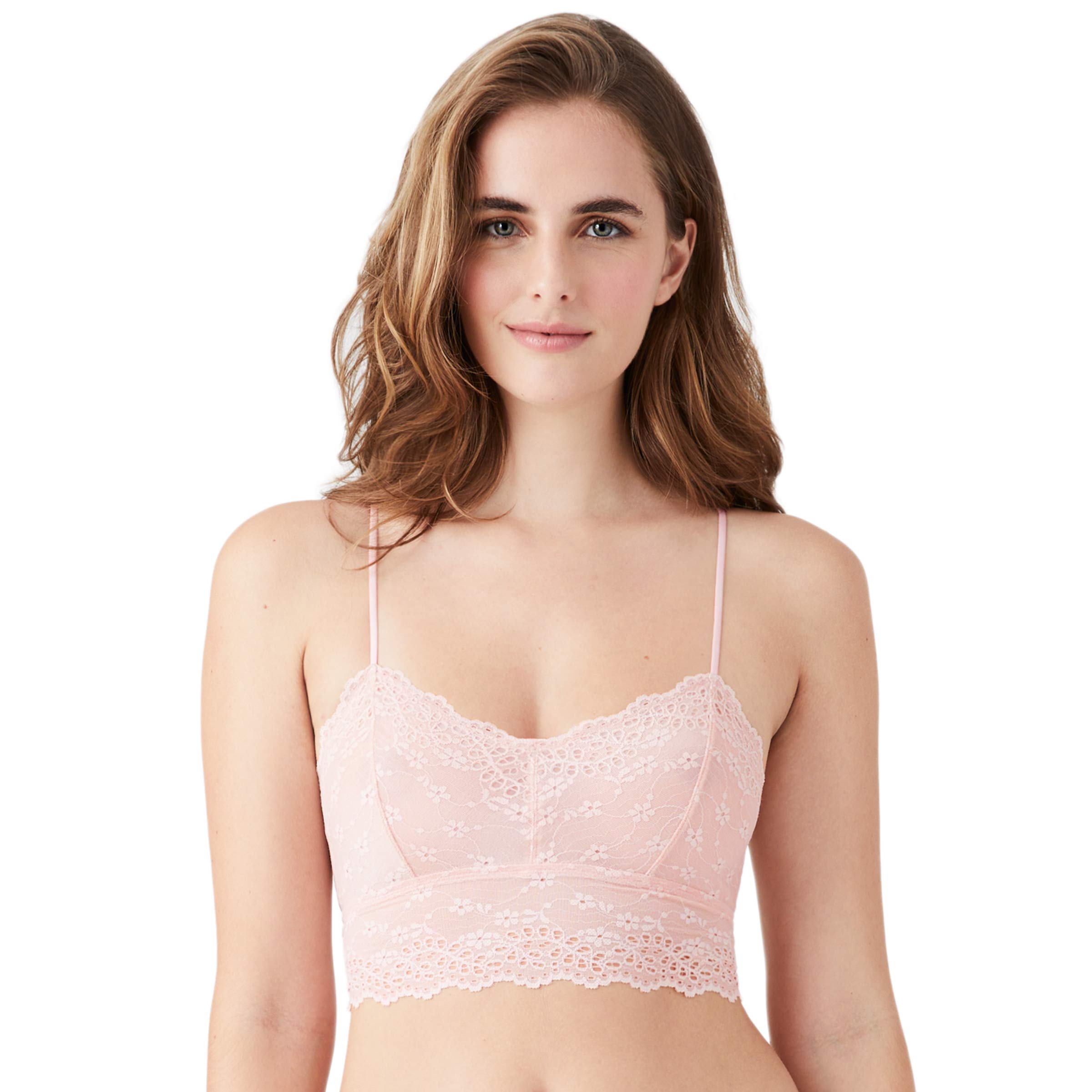 b.tempt'd Women's Inspired Eyelet Bralette, Rose Smoke, M